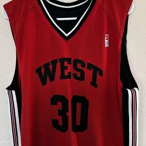 NWOT Men's Nike Supreme #30 West Reversible NBA Basketball Jersey. All Star Game
